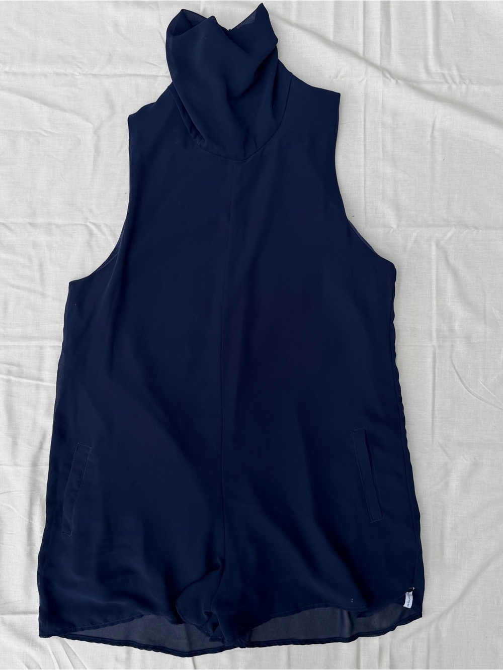2000s One By One Teaspoon Navy Blue Romper